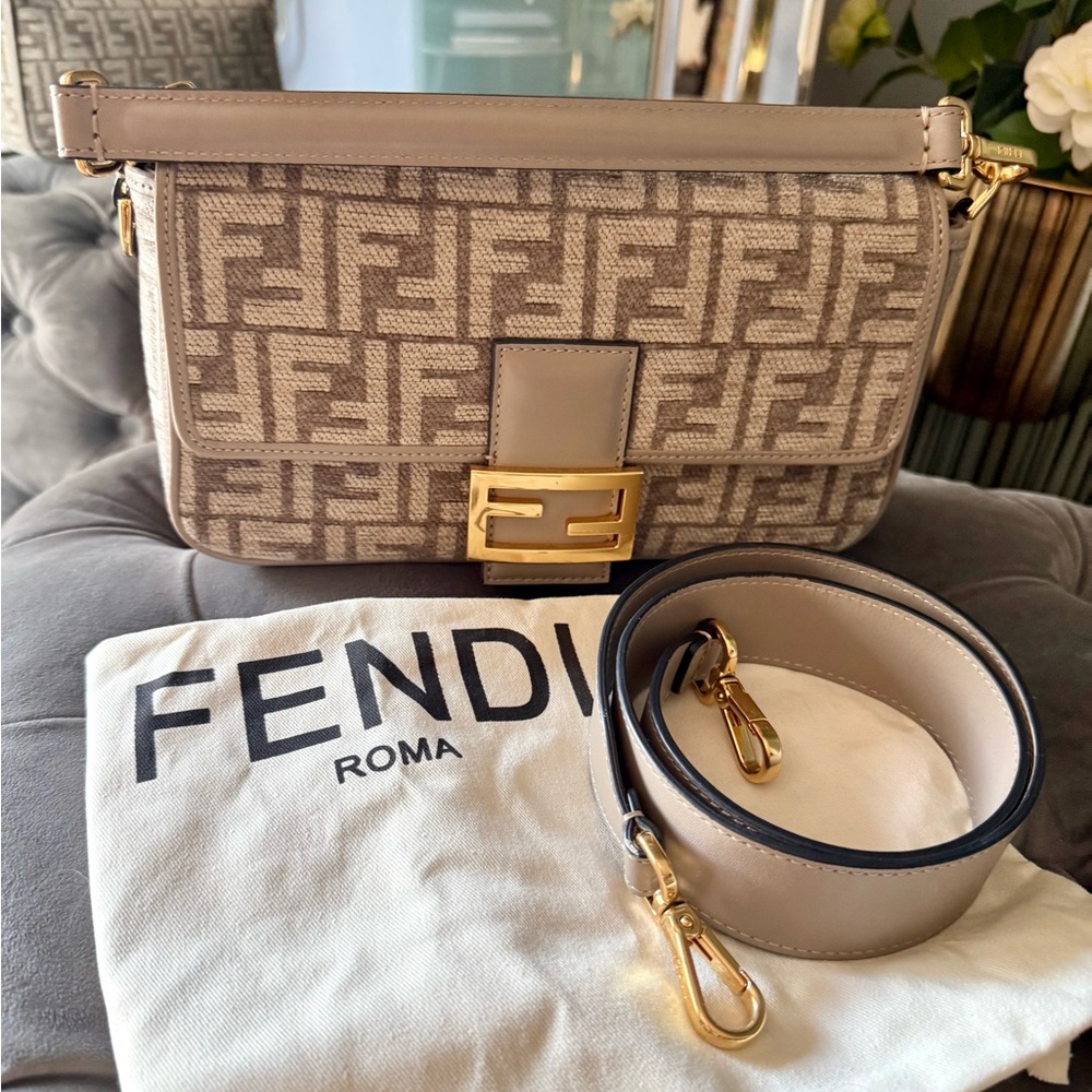 Fendi Baguette Crossbody Bag